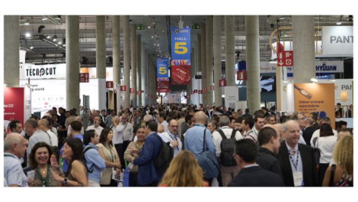 Labelexpo Europe 2025 - busy show floor.